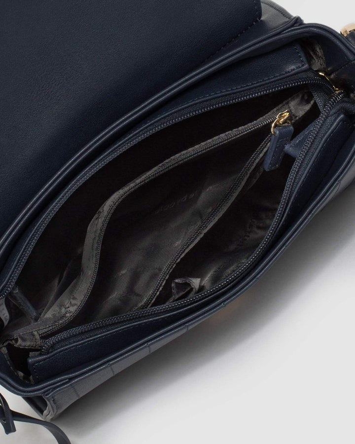 Navy Blue Dianna Crossbody Bag | Crossbody Bags