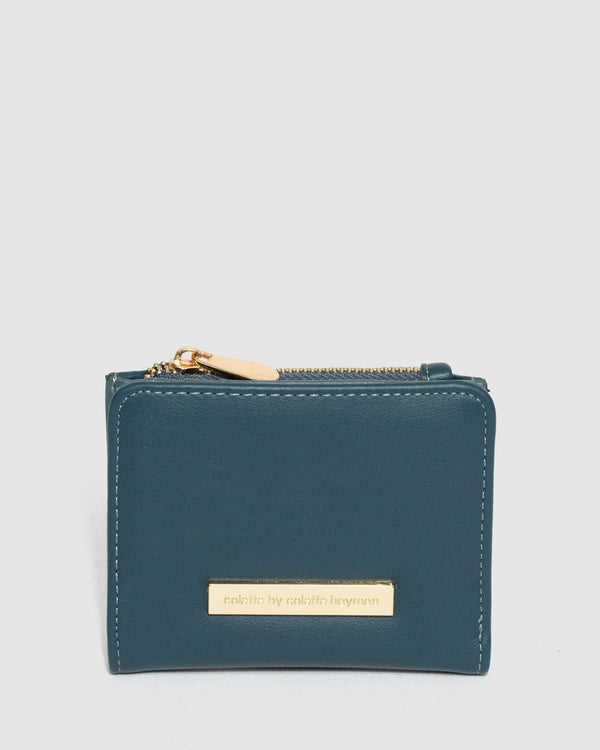 Navy Blue Mini Wallet | Wallets