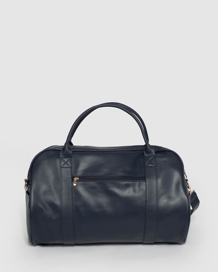 Navy Blue Hazel Weekender Bag | Weekender Bags