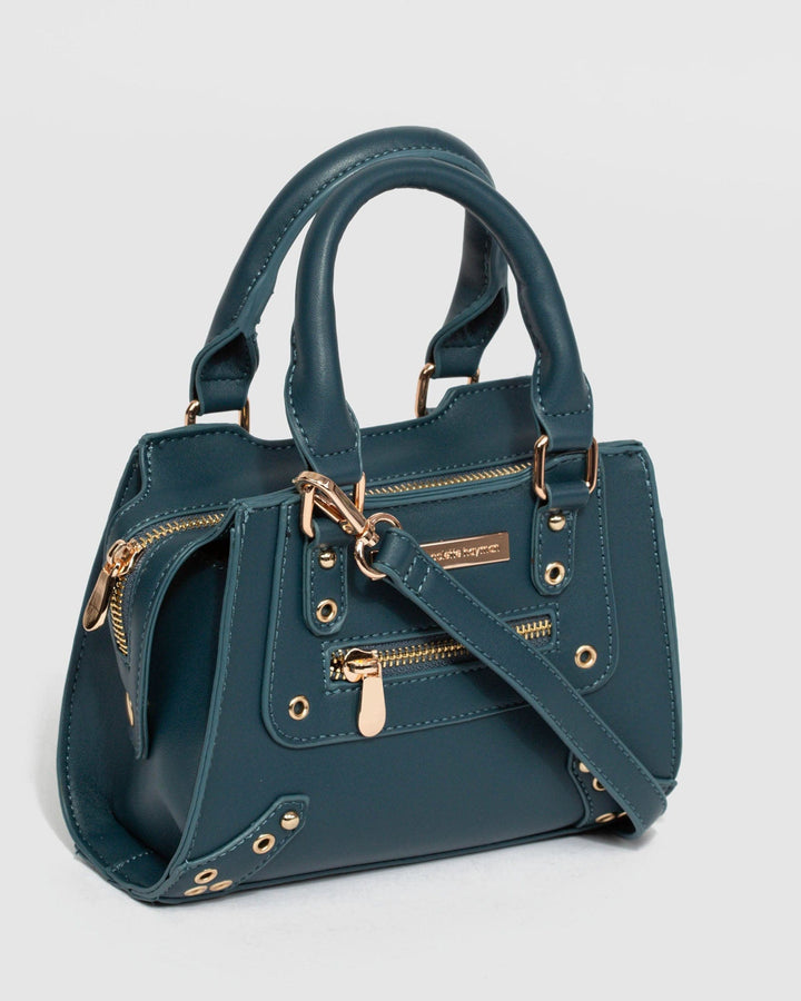 Navy Blue Jahzara Tote Bag | Mini Bags