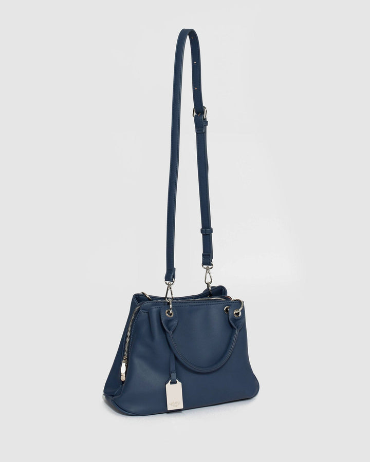 Colette by Colette Hayman Navy Blue Krissa Top Handle Tote Bag