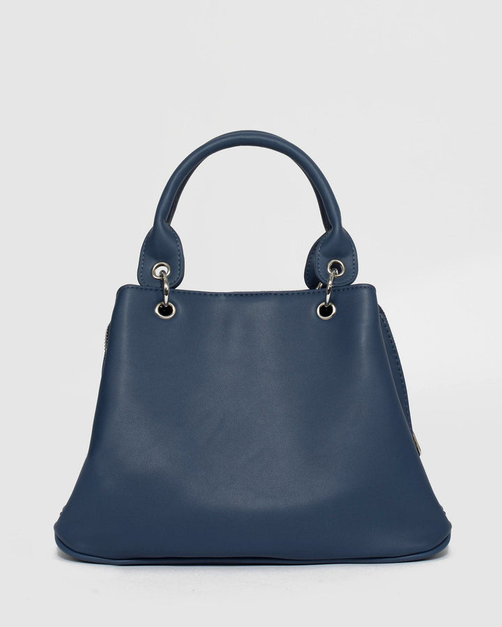 Colette by Colette Hayman Navy Blue Krissa Top Handle Tote Bag