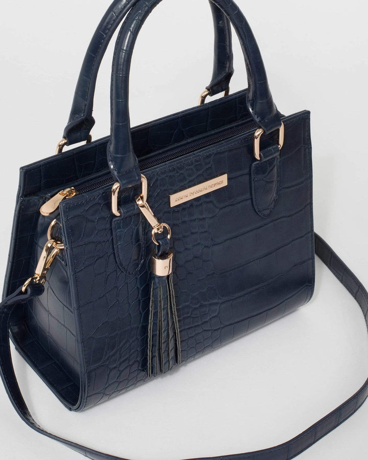 Navy Blue Sia Tassel Mini Bag | Mini Bags