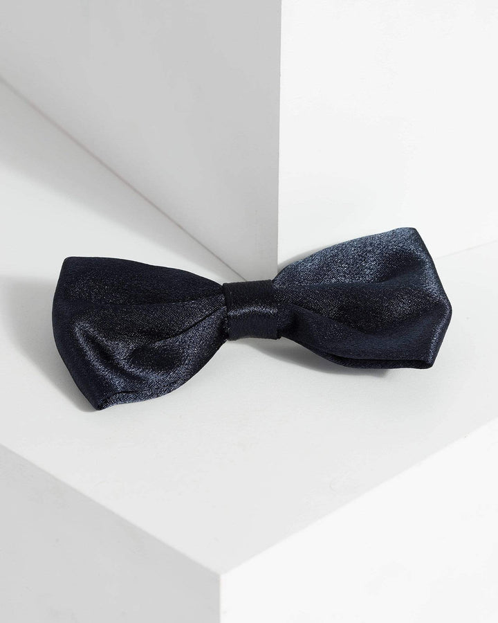 Navy Blue Simple Bow | Accessories