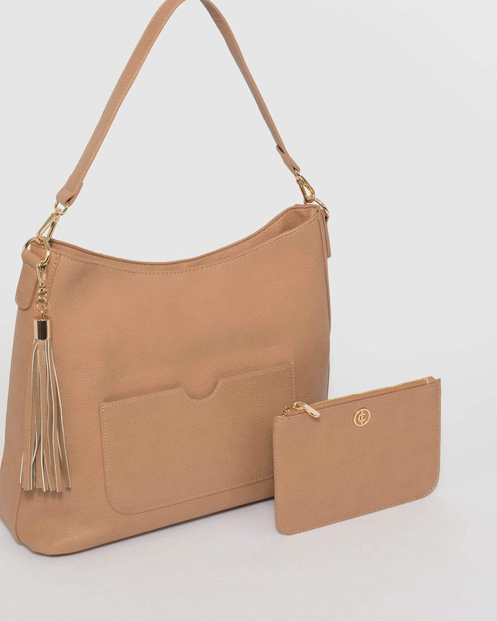 Nude Claire Slouch Tote | Slouch Bags