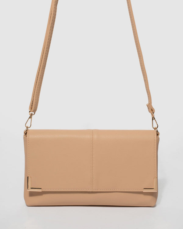 Nude Darcy Clutch Bag | Clutch Bags