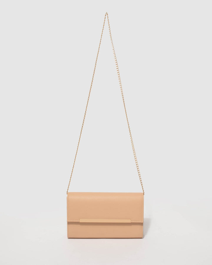 Nude Harriet Clutch Bag | Clutch Bags