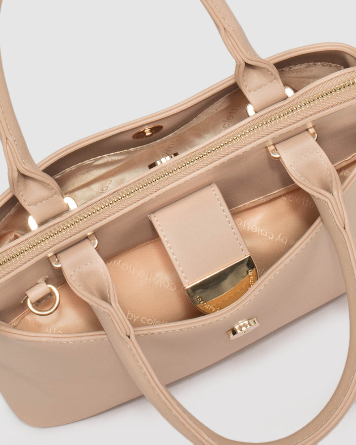 Colette by Colette Hayman Nude Ione Disc Tote Bag