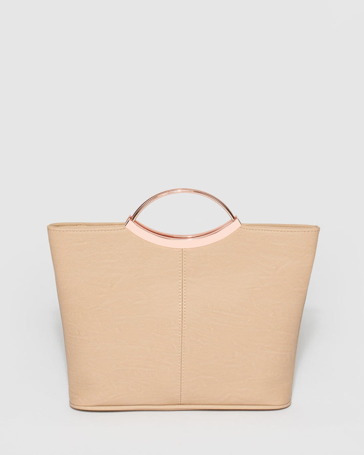 Nude Jessie Clutch Bag | Clutch Bags