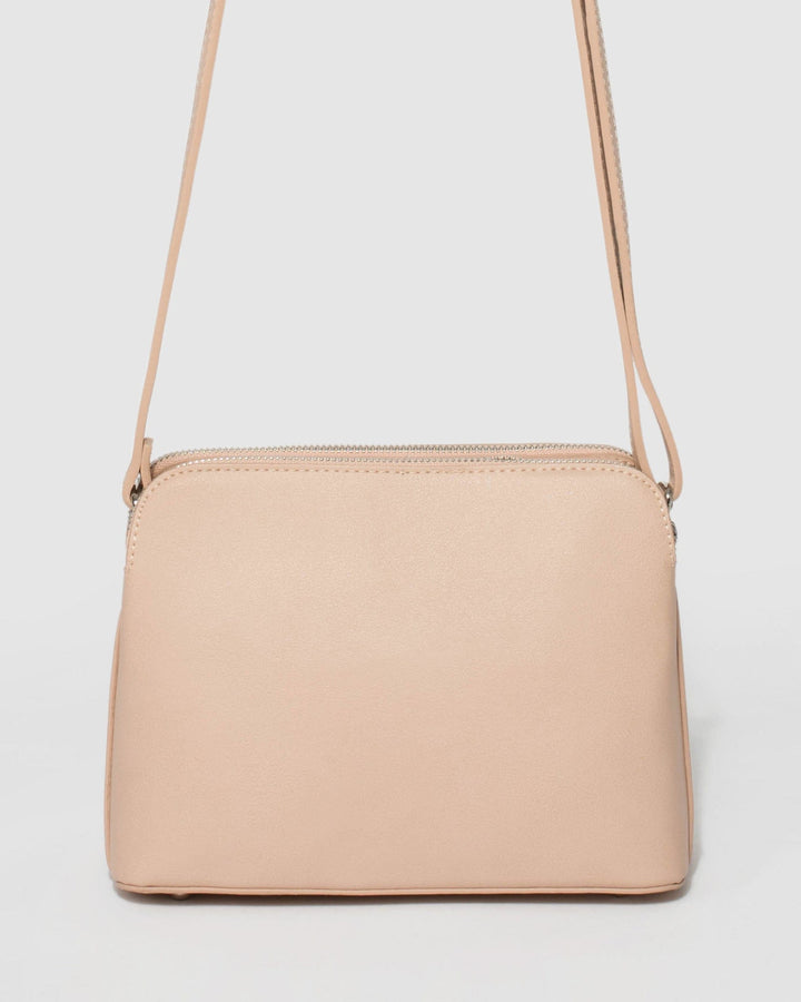 Nude Quilt Crossbody Bag | Crossbody Bags