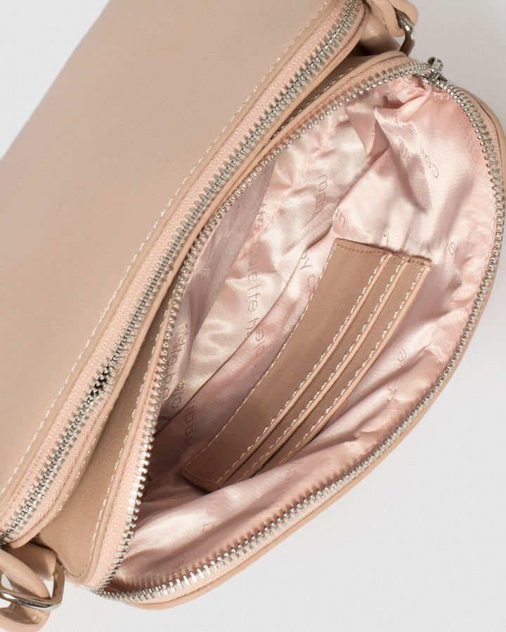 Nude Quilt Crossbody Bag | Crossbody Bags