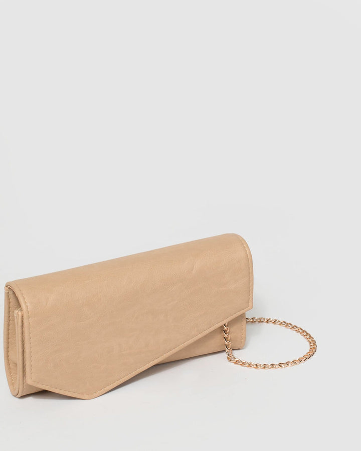 Nude Jordan Clutch Bag | Clutch Bags
