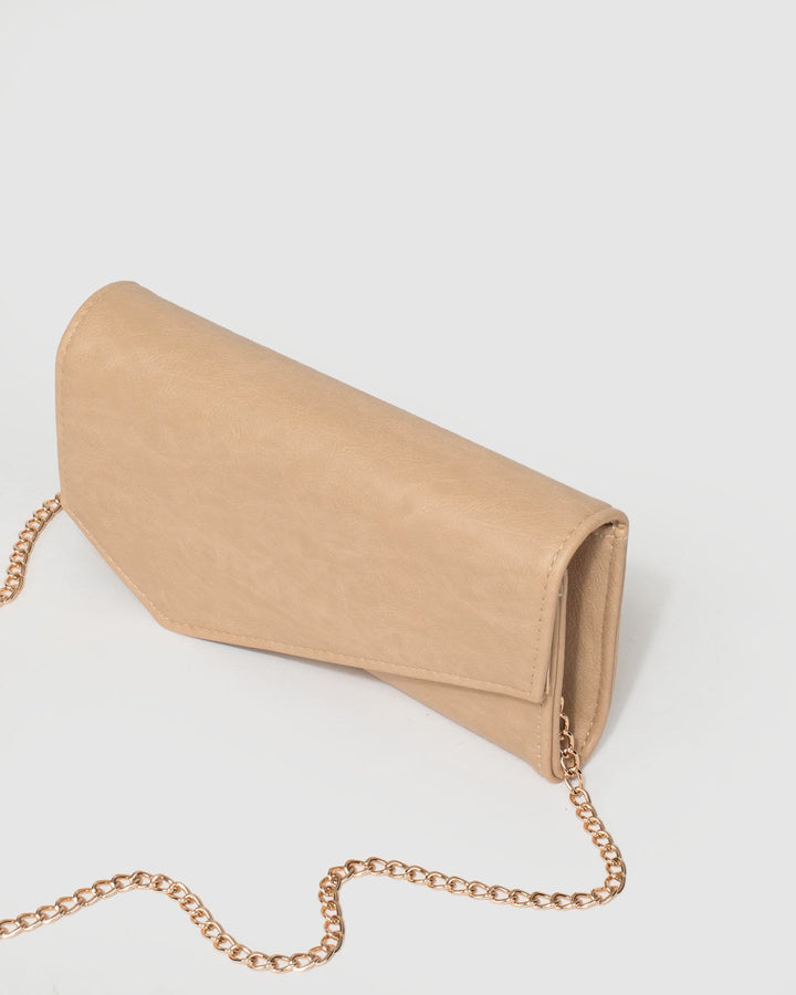 Nude Jordan Clutch Bag | Clutch Bags