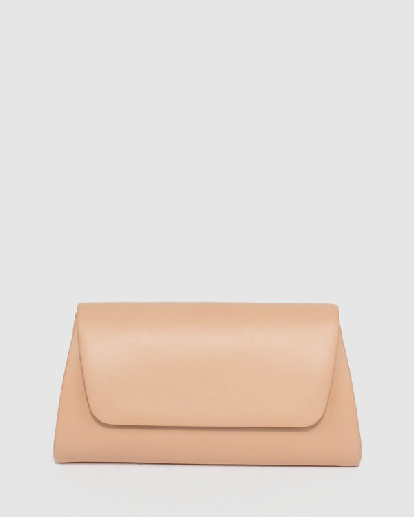 Nude Leaha Evening Clutch Bag | Clutch Bags
