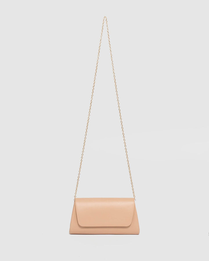 Nude Leaha Evening Clutch Bag | Clutch Bags