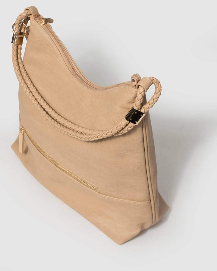 Colette by Colette Hayman Nude Nina Double Strap Slouch Bag