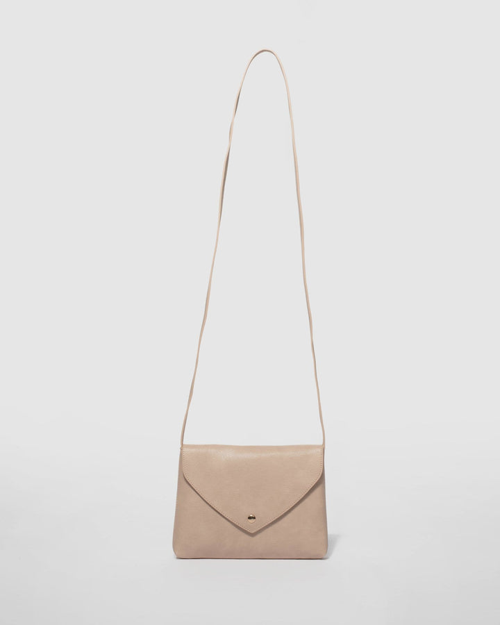 Nude Pink Selena Envelope Crossbody Bag | Crossbody Bags
