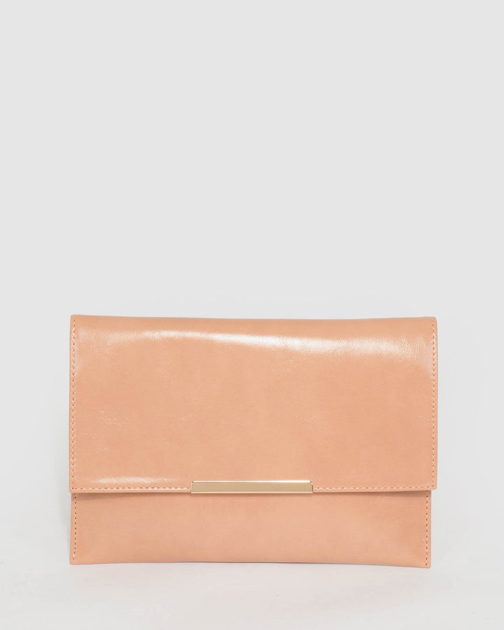 Nude Primrose Clutch Bag | Clutch Bags