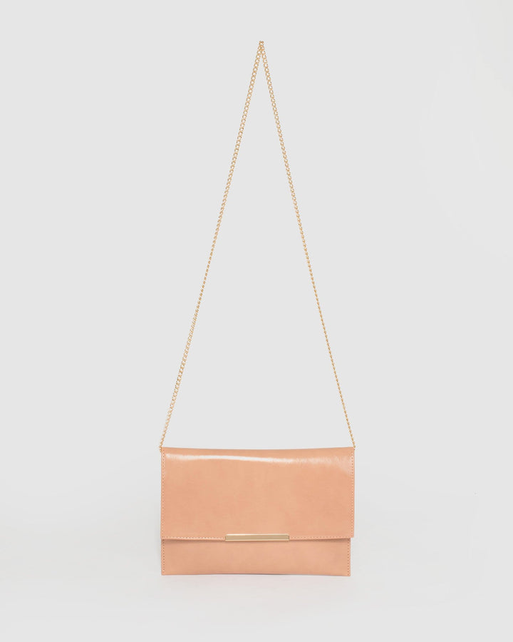 Nude Primrose Clutch Bag | Clutch Bags