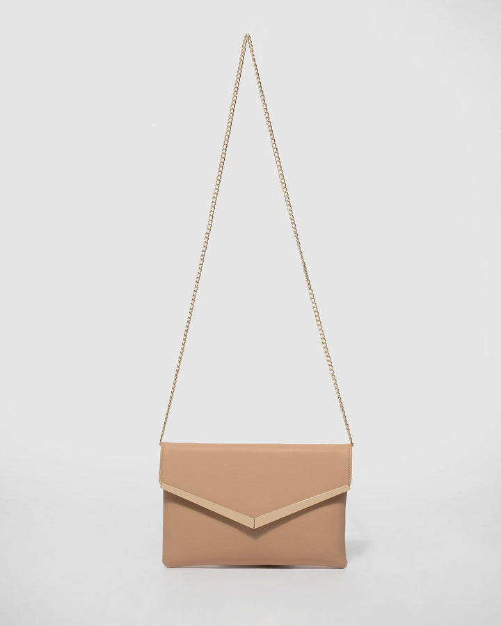 Nude Samina Clutch Bag | Clutch Bags