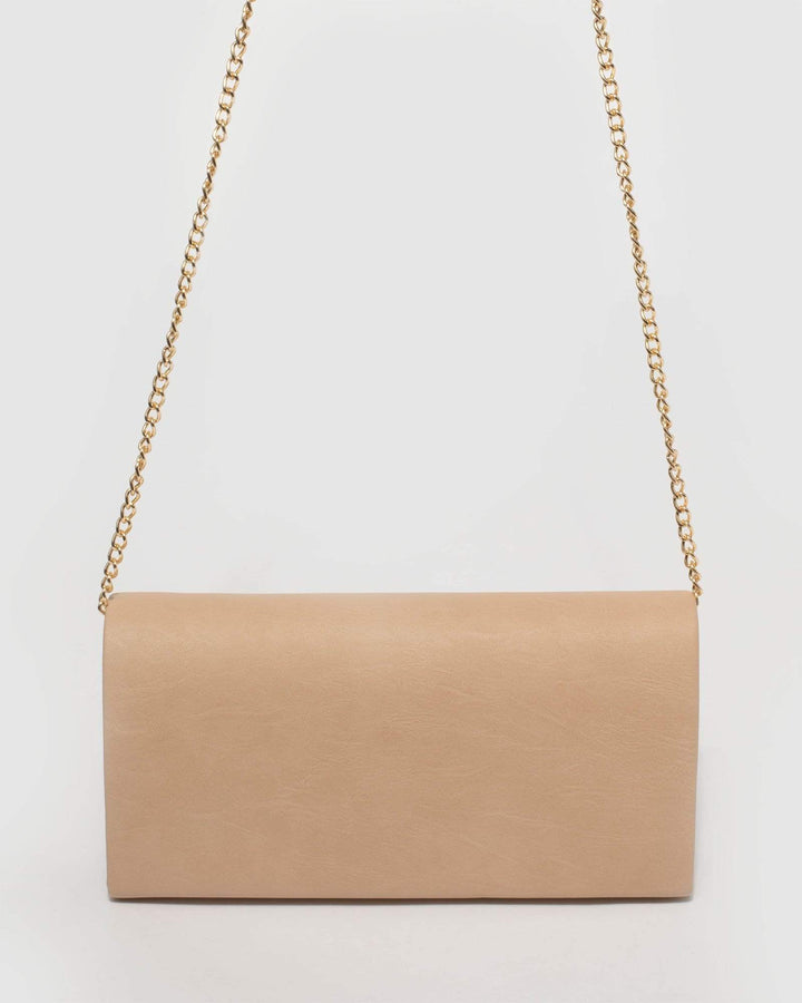 Nude Sammie Clutch Bag | Clutch Bags
