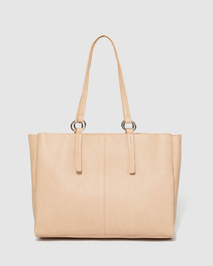 Nude Stacey Ring Tote Bag | Tote Bags