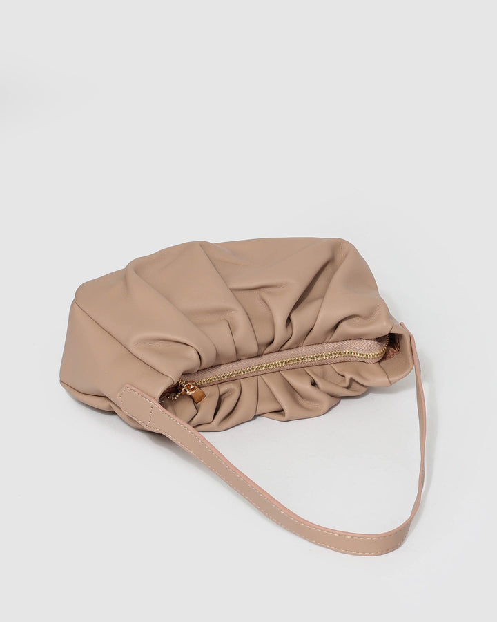 Nude Tilly Baguette Bag | Shoulder Bags