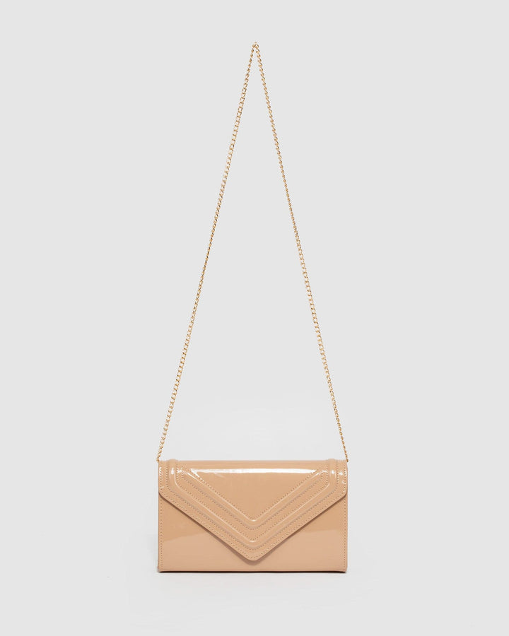Nude Toki Arrow Clutch Bag | Clutch Bags