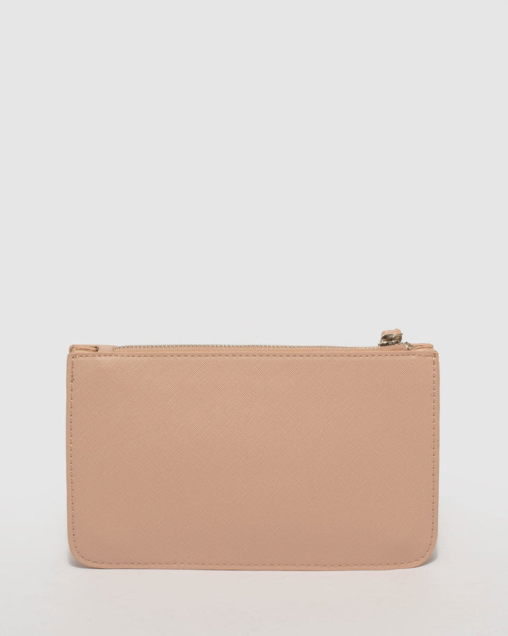 Nude Willow Wristlet Clutch Bag | Clutch Bags