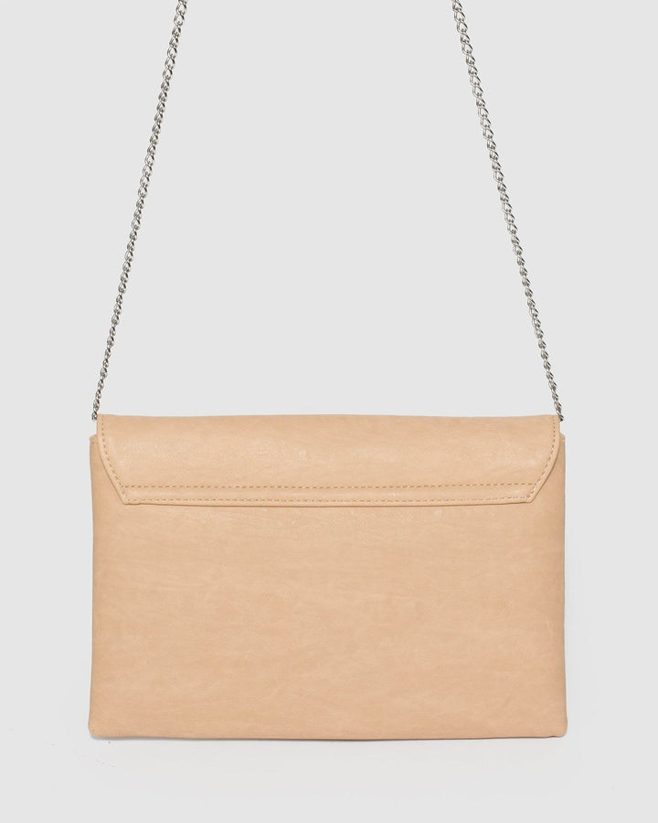 Nude Zaara Clutch Bag | Clutch Bags