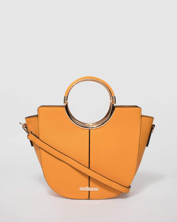 Orange Ariel Medium Tote Bag | Tote Bags