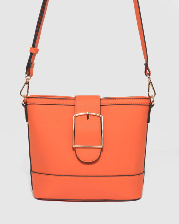 Orange Camilla Zip Crossbody Bag | Crossbody Bags