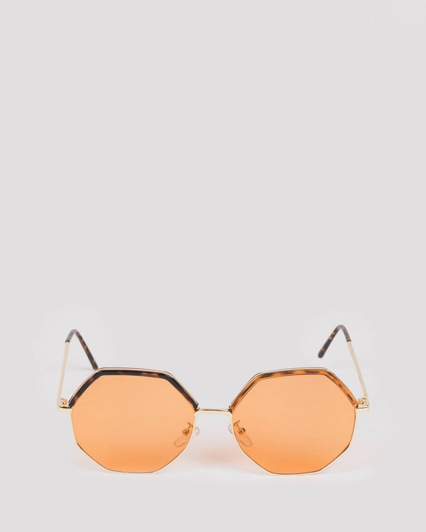 Orange Charlotte Sunglasses | Sunglasses