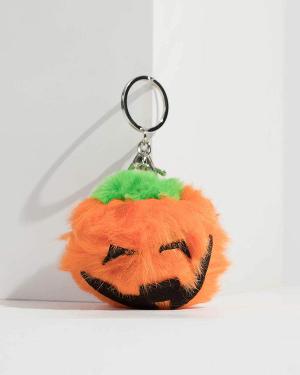 Orange Halloween Pumpkin Keyring | Accessories