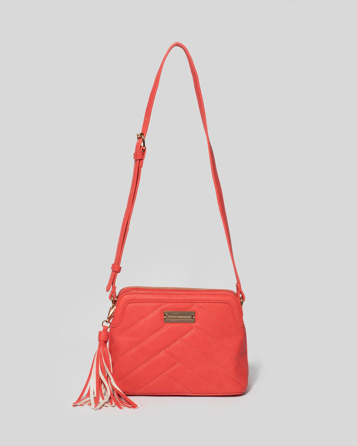 Orange Panel Crossbody Bag | Crossbody Bags