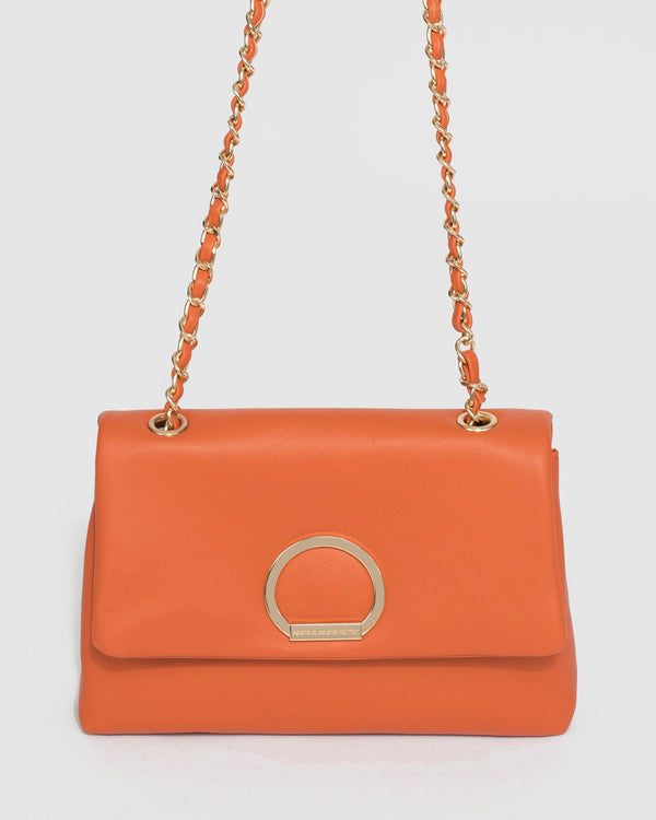 Orange Malia Crossbody Bag | Crossbody Bags