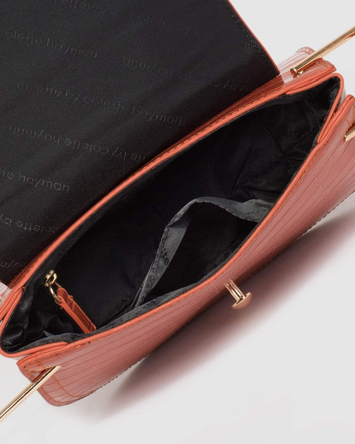 Orange Milo Saddle Bag | Crossbody Bags