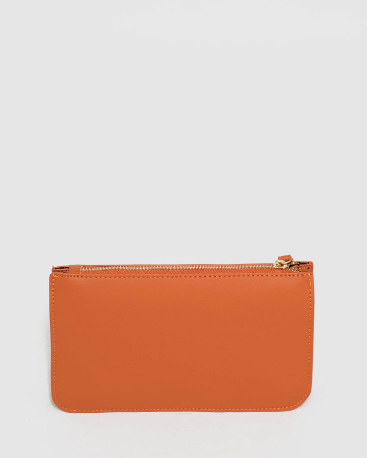 Orange Willow Wristlet Clutch Bag | Wristlets