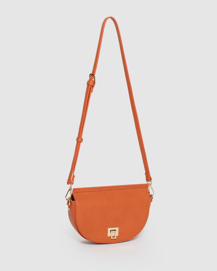 Orange Wynnie Saddle Bag | Shoulder Bags