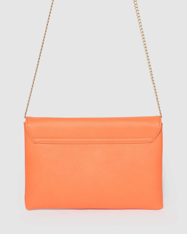 Colette by Colette Hayman Orange Zaara Clutch Bag