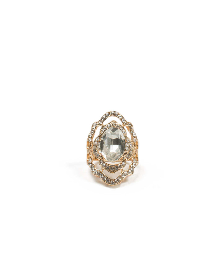 Colette by Colette Hayman Oval Stone Pave Ring - Large