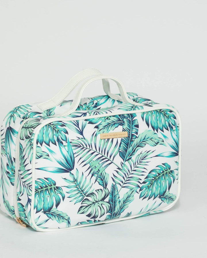Palm Print Fold Out Cosmetic Case | Cosmetic Cases