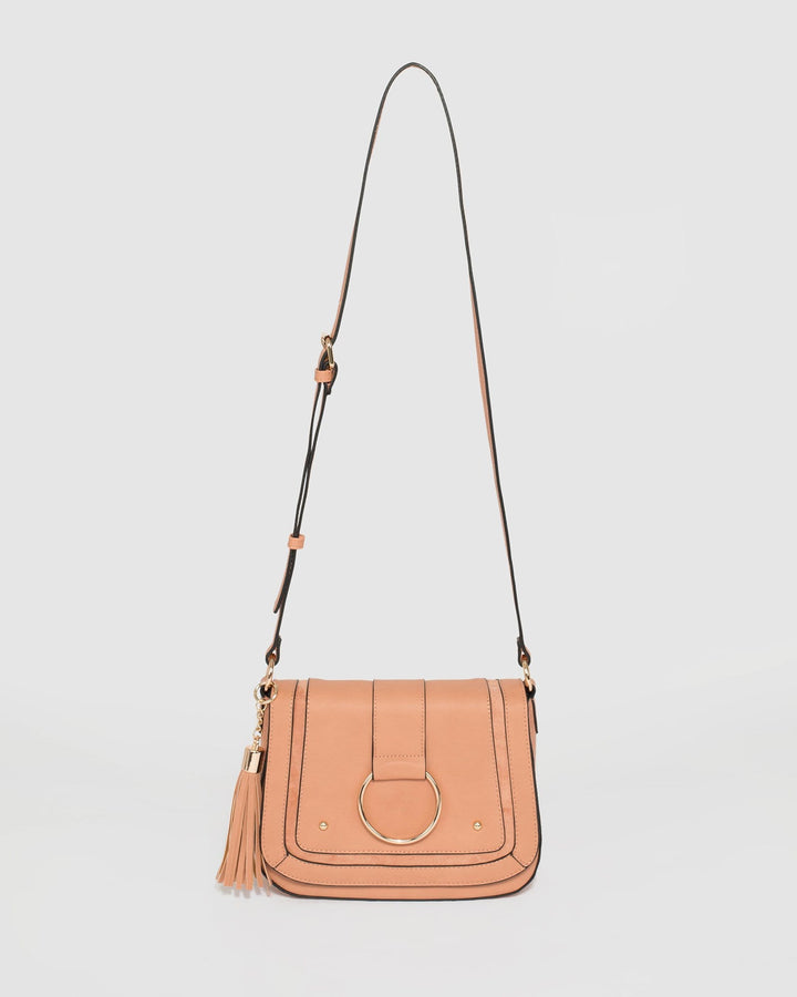 Peach Avalon Crossbody Bag | Crossbody Bags