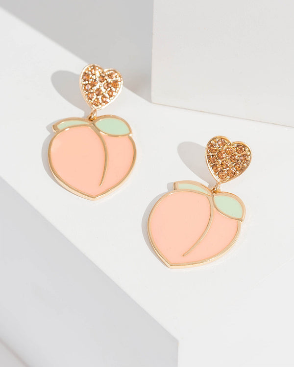 Colette by Colette Hayman Peach Peachy Earrings