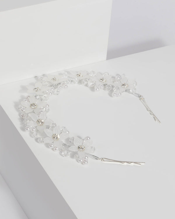 Pearl Floral Beaded Hair Vine | Hair Accessories