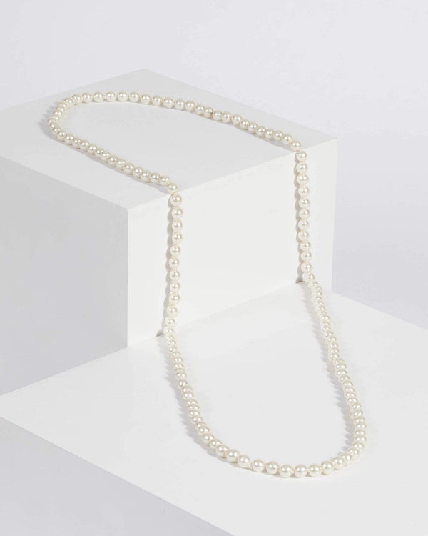 Pearl Long Necklace | Necklaces