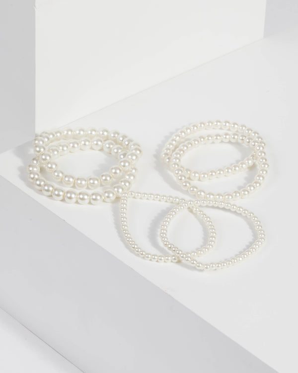 Pearl Multi Stretch Bracelet | Wristwear