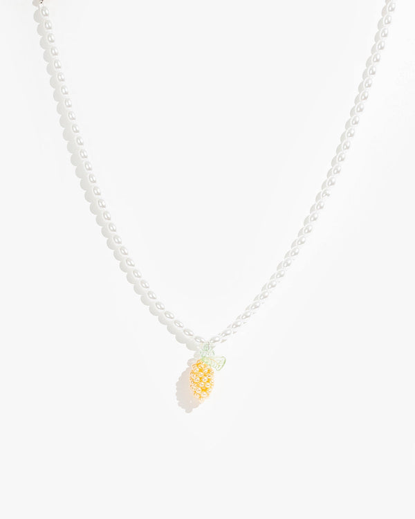 Colette by Colette Hayman Pearl Pearl Lemon Necklace