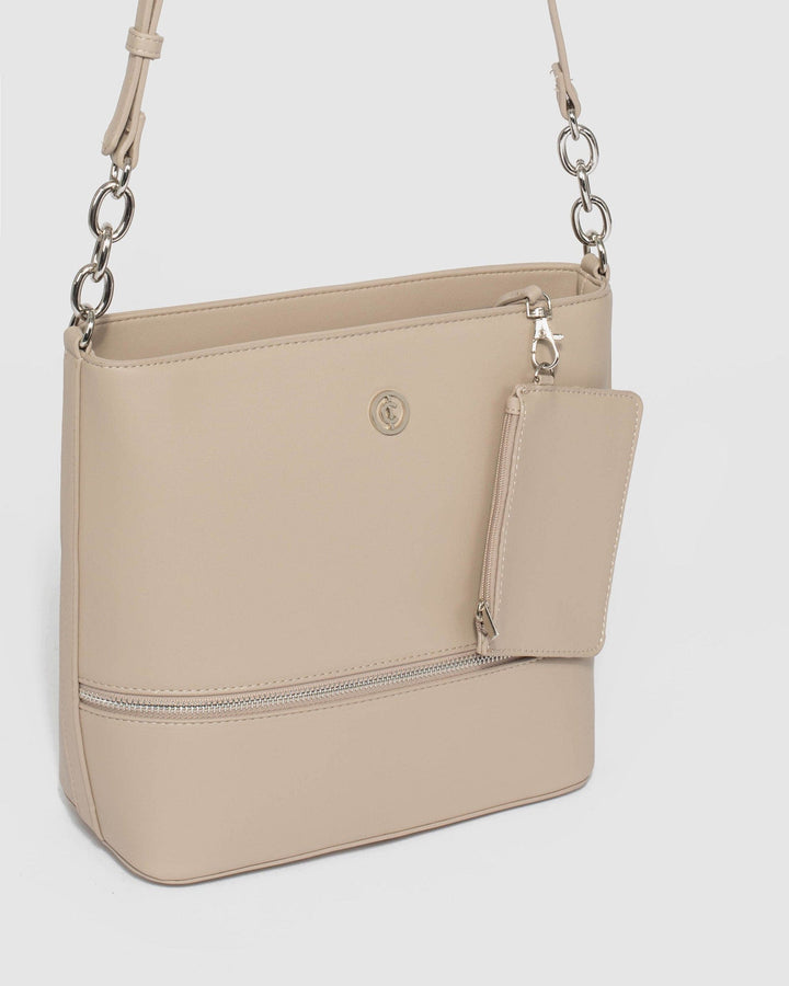 Colette by Colette Hayman Pia Taupe  Pouch Crossbody Bag