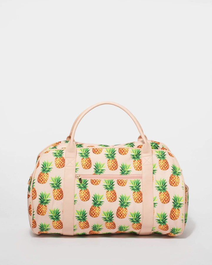 Pineapple Print Workout Bag | Weekender Bags